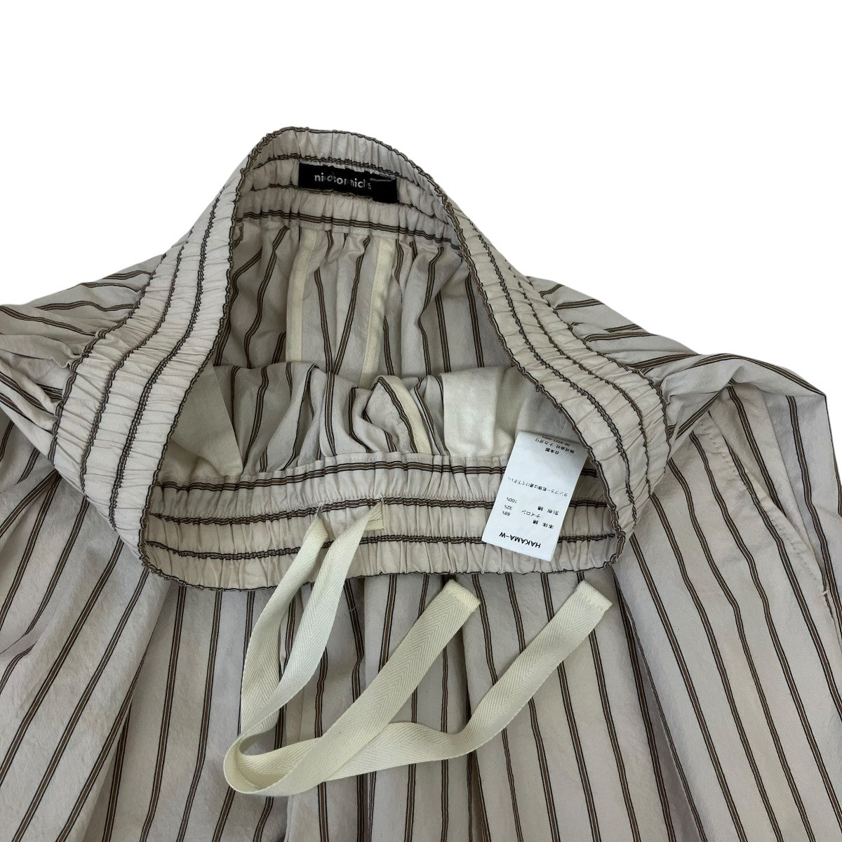 ストライプイージーパンツHAKAMA-W