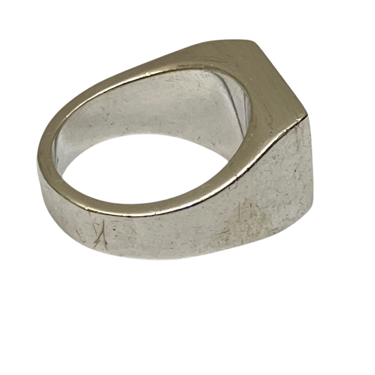XOLO JEWELRY Signet Ring with Gray ＆ Gold Flowerシルバーリング 古着・中古-4枚目のアイテム画像
