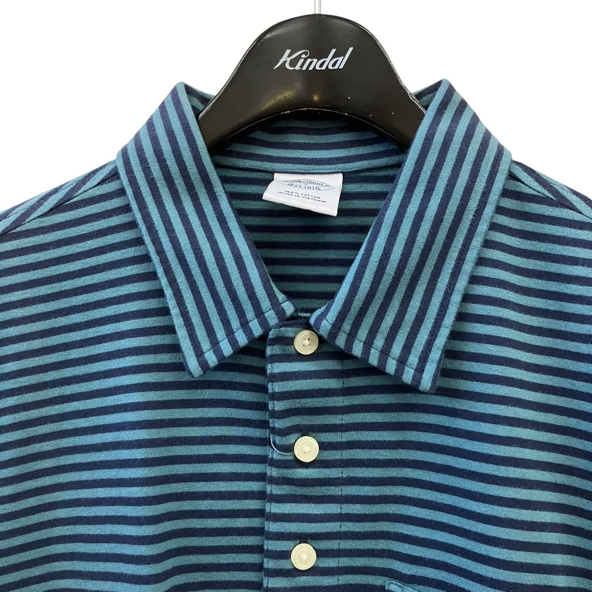 BROOKS BROTHERS ボーダーポロシャツ 古着・中古-3枚目のアイテム画像