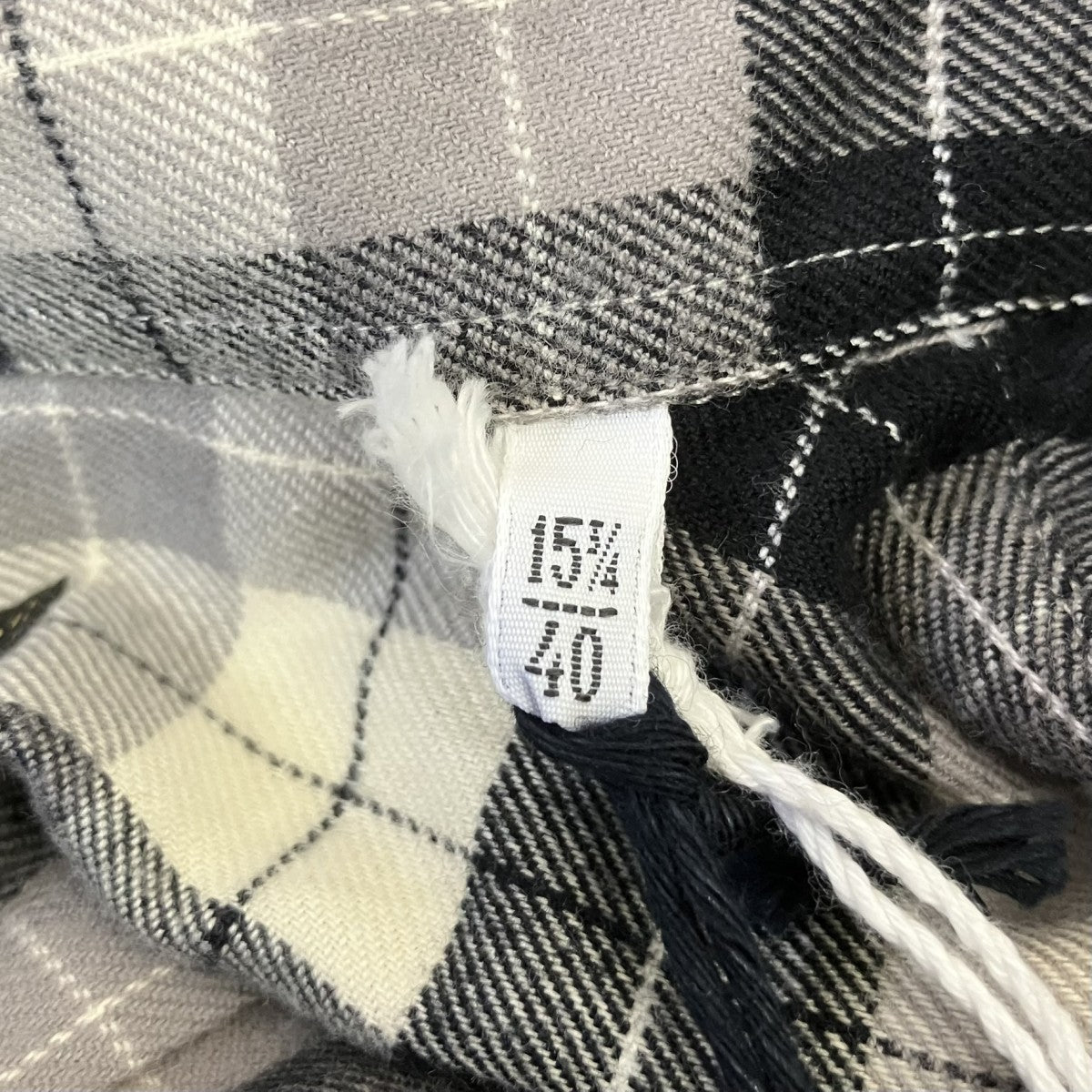 GABRIELE PASINI 長袖チェックネルシャツ 古着・中古-5枚目のアイテム画像