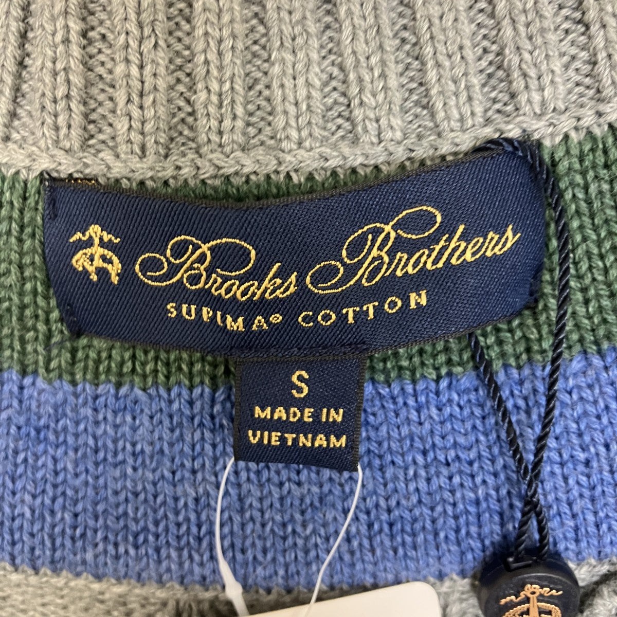 BROOKS BROTHERS Vネックニット 古着・中古-5枚目のアイテム画像