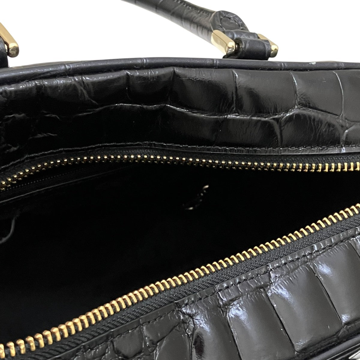 Carker クロコ型押し2WAYトートバッグ ショルダー付