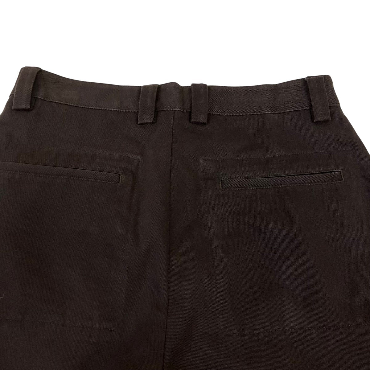 STUDIO NICHOLSON BIONDAPLEAT TAPERED PANTSタックパンツSNM-350 古着・中古-4枚目のアイテム画像