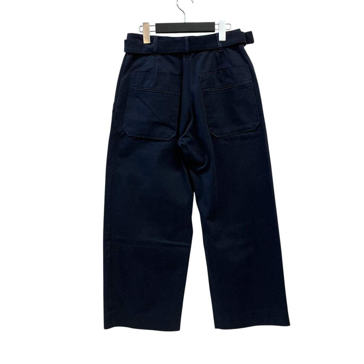 STUDIO NICHOLSON ベルト付きワイドパンツSNM-145 古着・中古-2枚目のアイテム画像