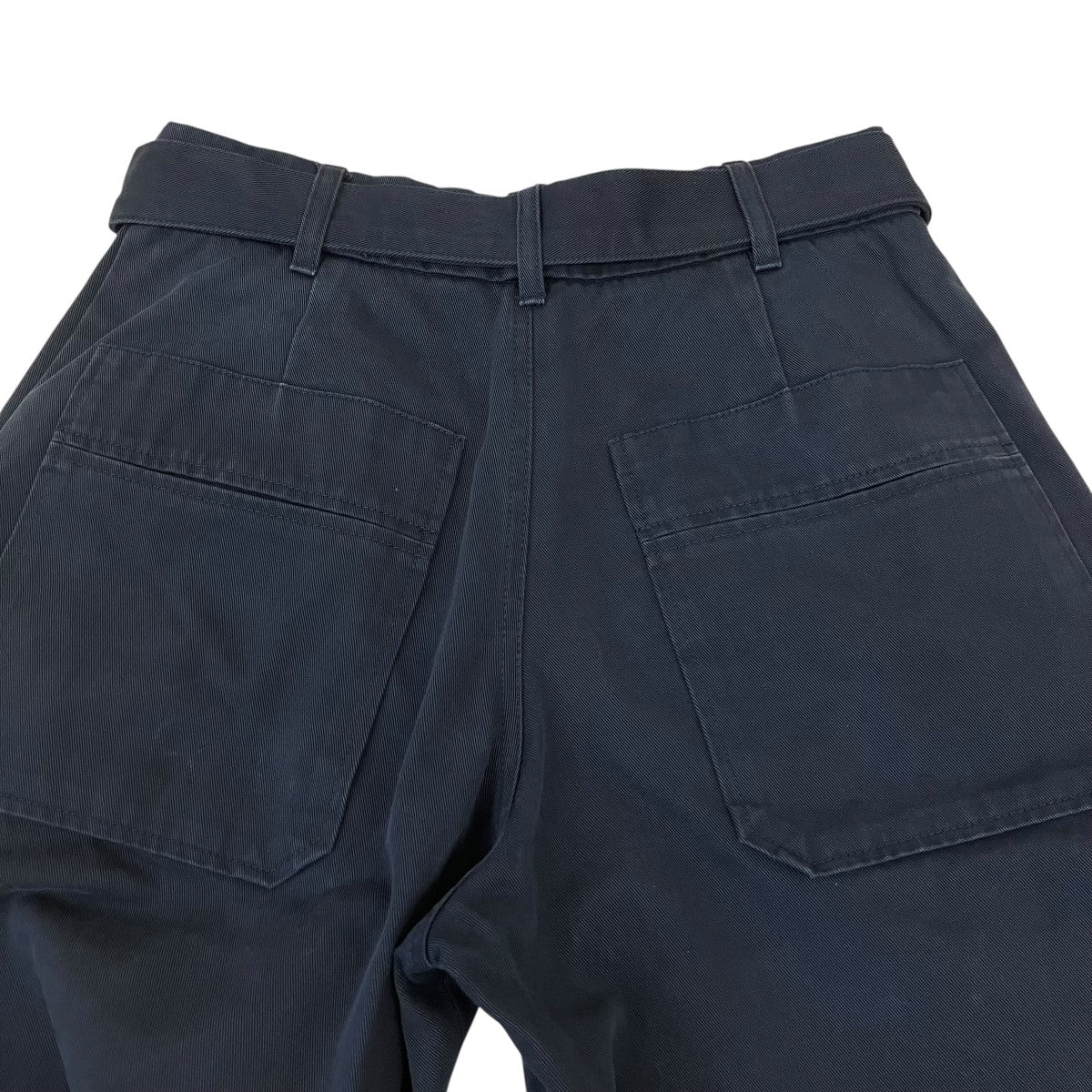 STUDIO NICHOLSON ベルト付きワイドパンツSNM-145 古着・中古-4枚目のアイテム画像