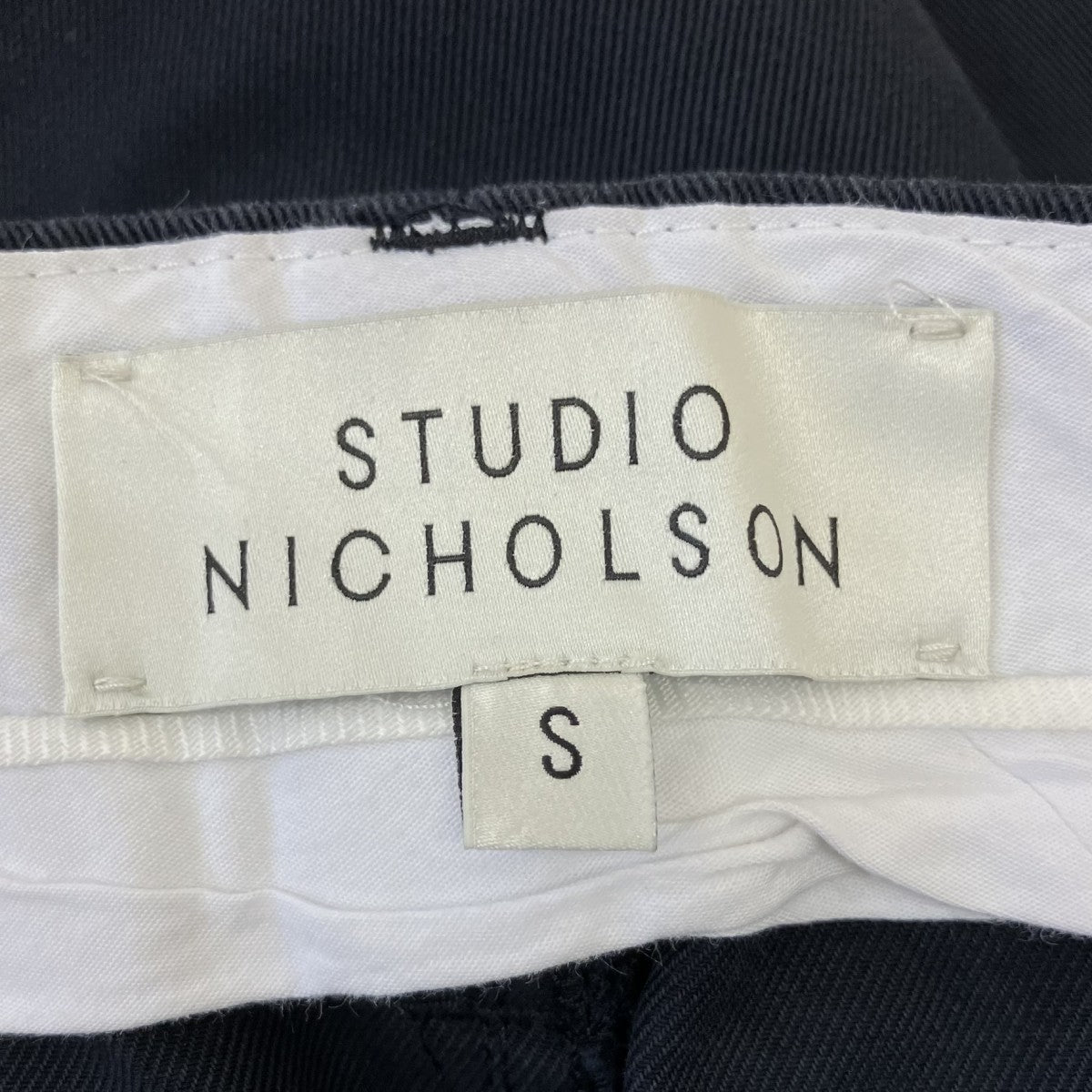 STUDIO NICHOLSON ベルト付きワイドパンツSNM-145 古着・中古-6枚目のアイテム画像
