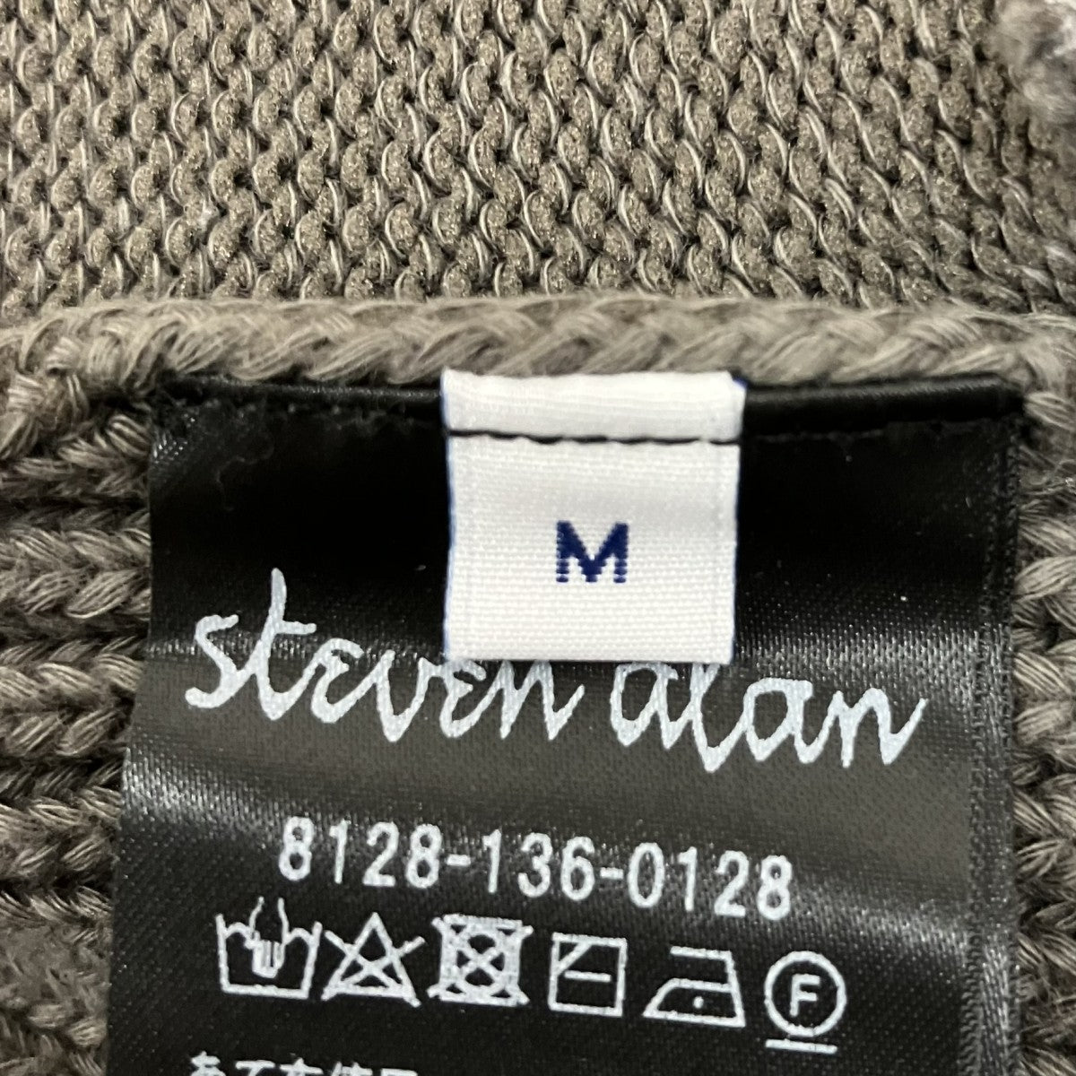 STEVEN ALAN ジップアップニット8128-136-0128 古着・中古-6枚目のアイテム画像