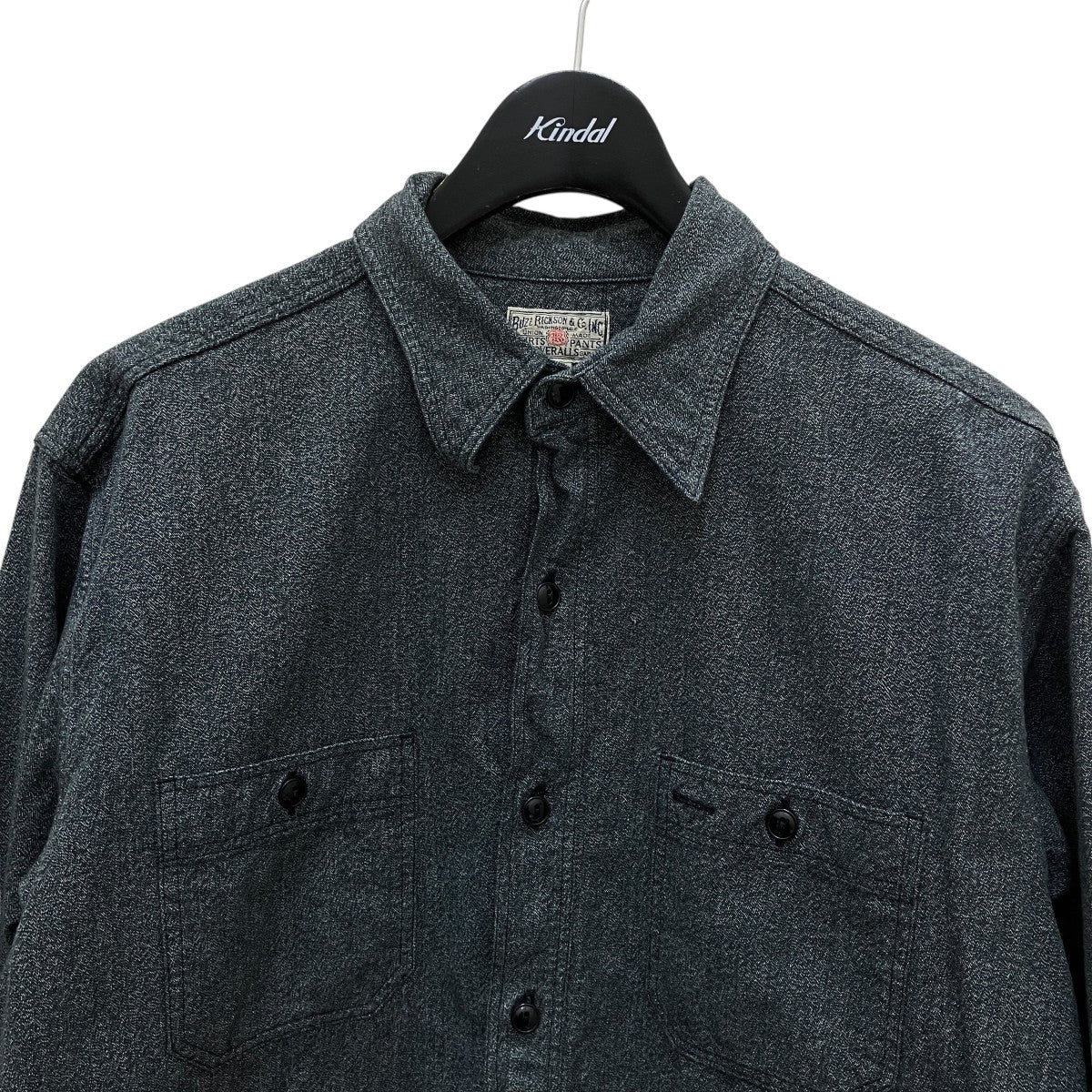 COTTON COVERT WORK SHIRTワークシャツBR26082