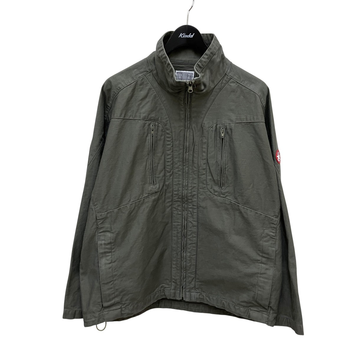 COTTON ACTIVE ZIP JACKETウォッシュ加工スタンドカラージャケットCES25JK13
