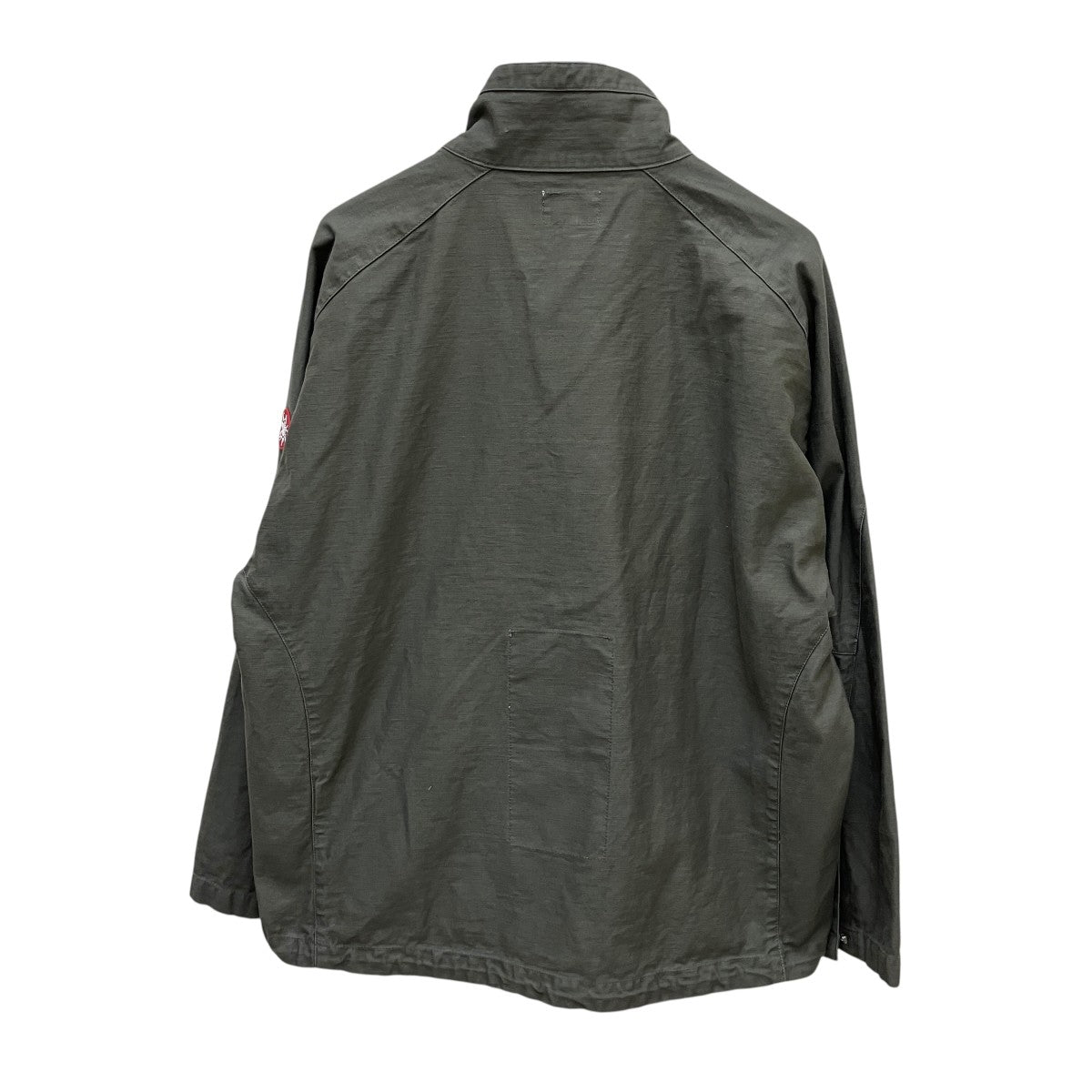 COTTON ACTIVE ZIP JACKETウォッシュ加工スタンドカラージャケットCES25JK13