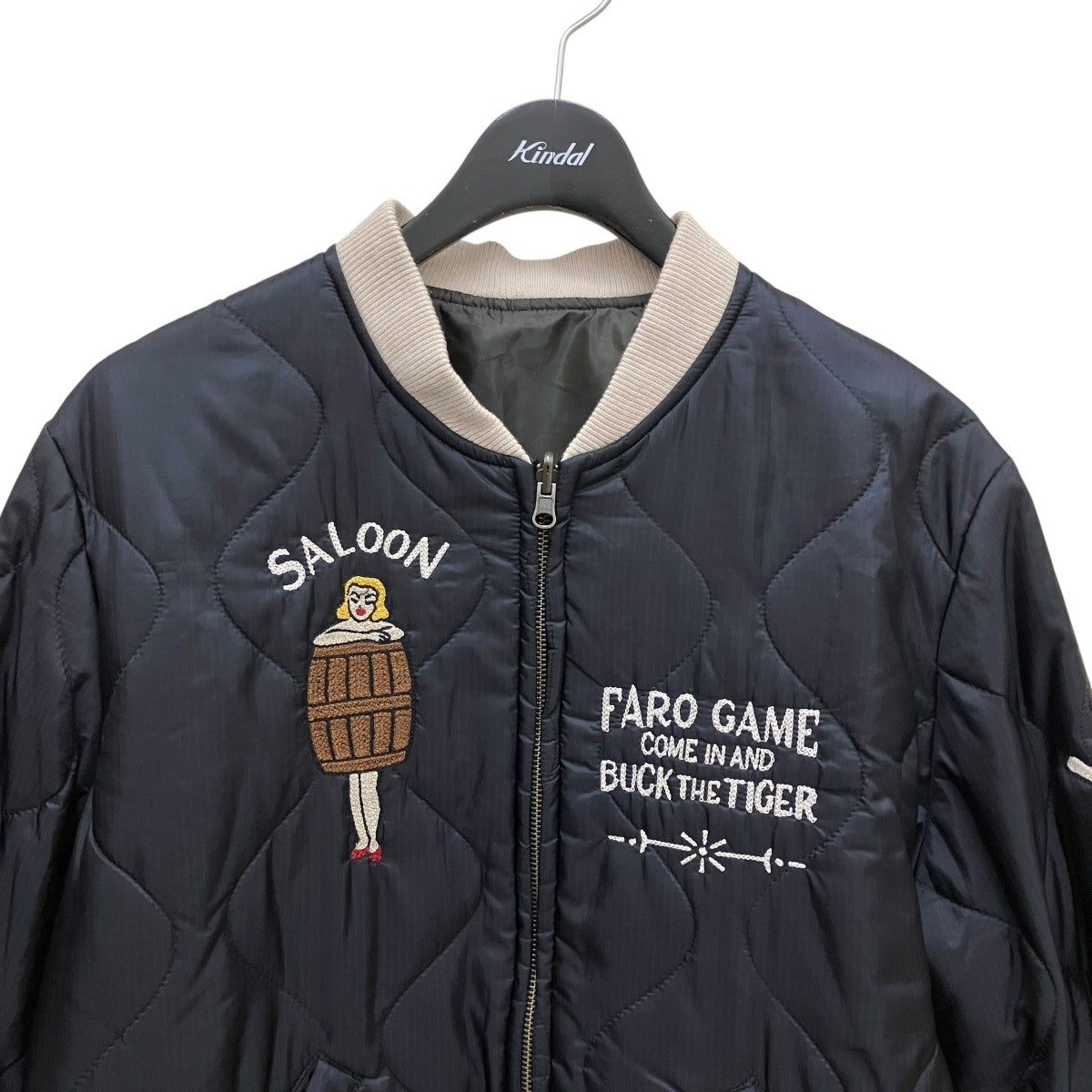 TIGER ALLEY - QUILTING JACKETリバーシブルスカジャンGSV-24-AW-03
