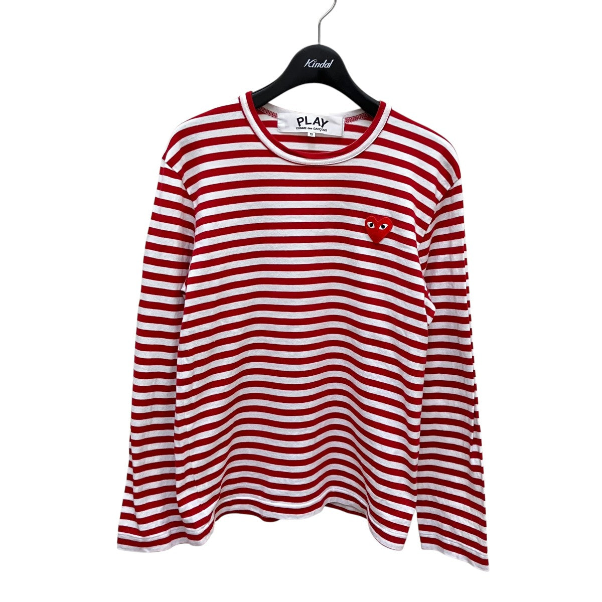 PLAY COMME des GARCONS AD2015ボーダーカットソーAZ-T164 古着・中古-1枚目のアイテム画像