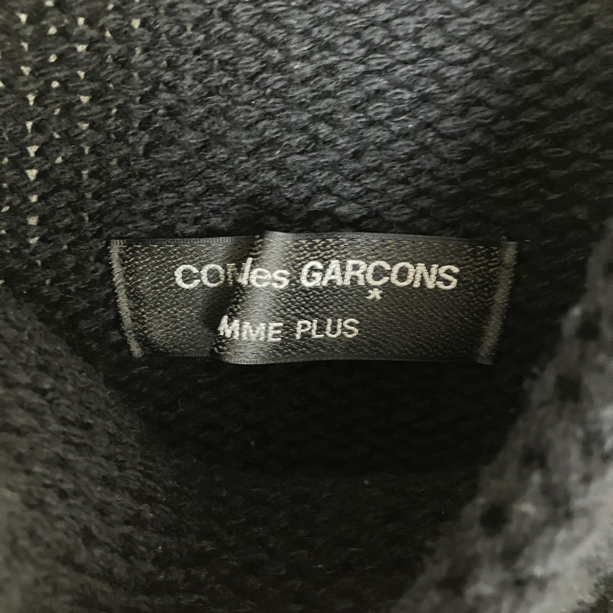 COMME des GARCONS HOMME PLUS AD2002ロゴプリントハイネックニットPG-N034 古着・中古-5枚目のアイテム画像