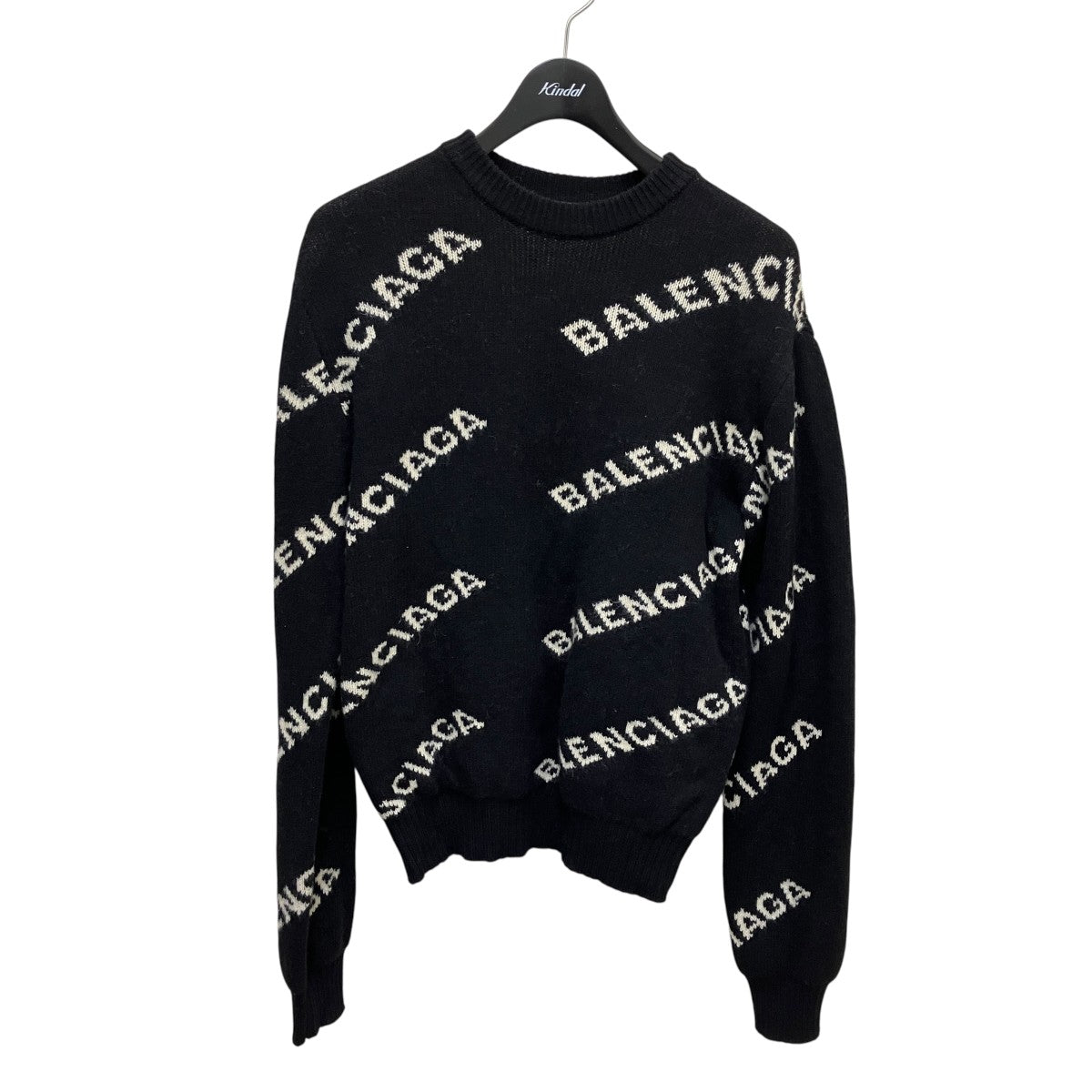 18AWAllover Logo Crewneck Knitキャメル混ロゴニット534418T1471