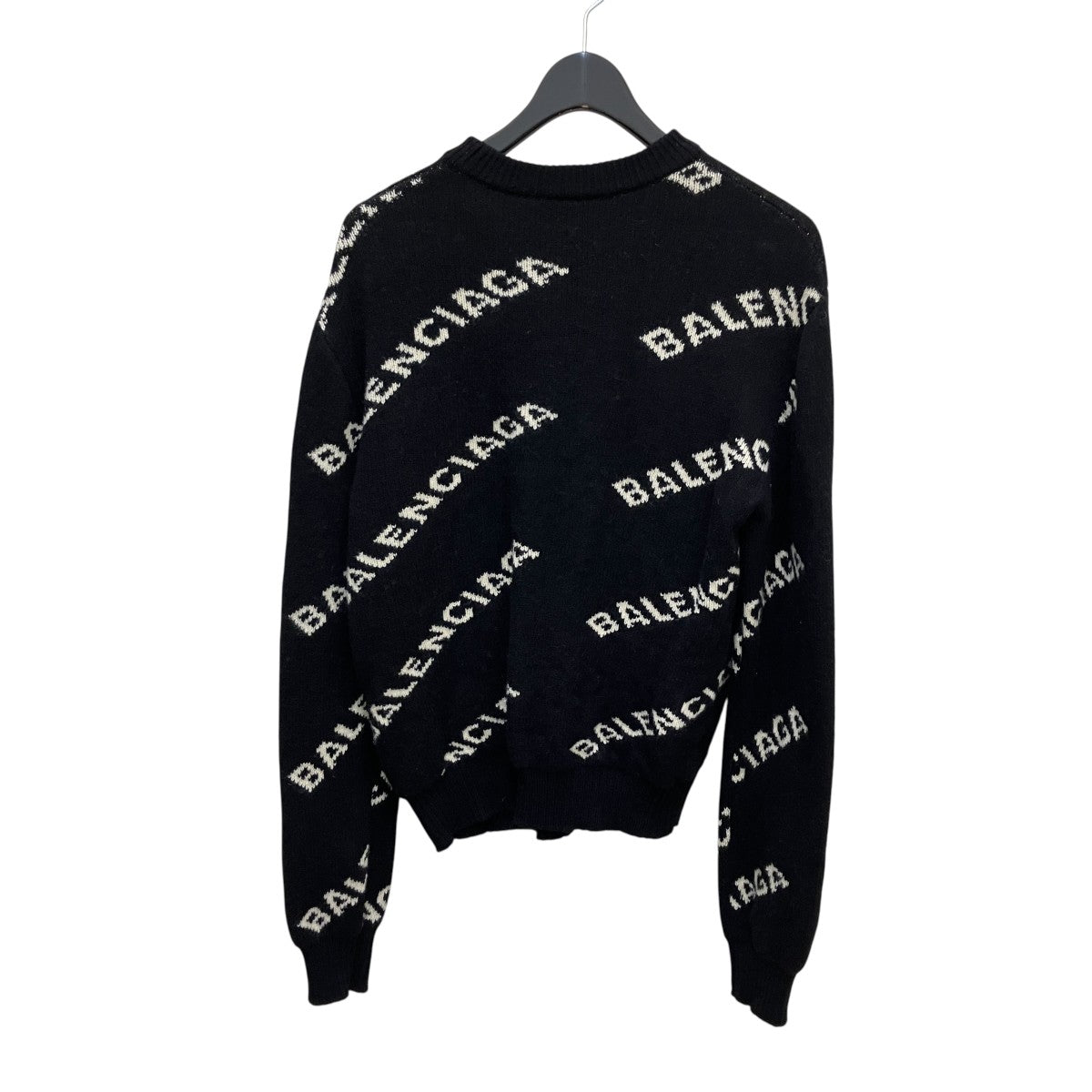18AWAllover Logo Crewneck Knitキャメル混ロゴニット534418T1471