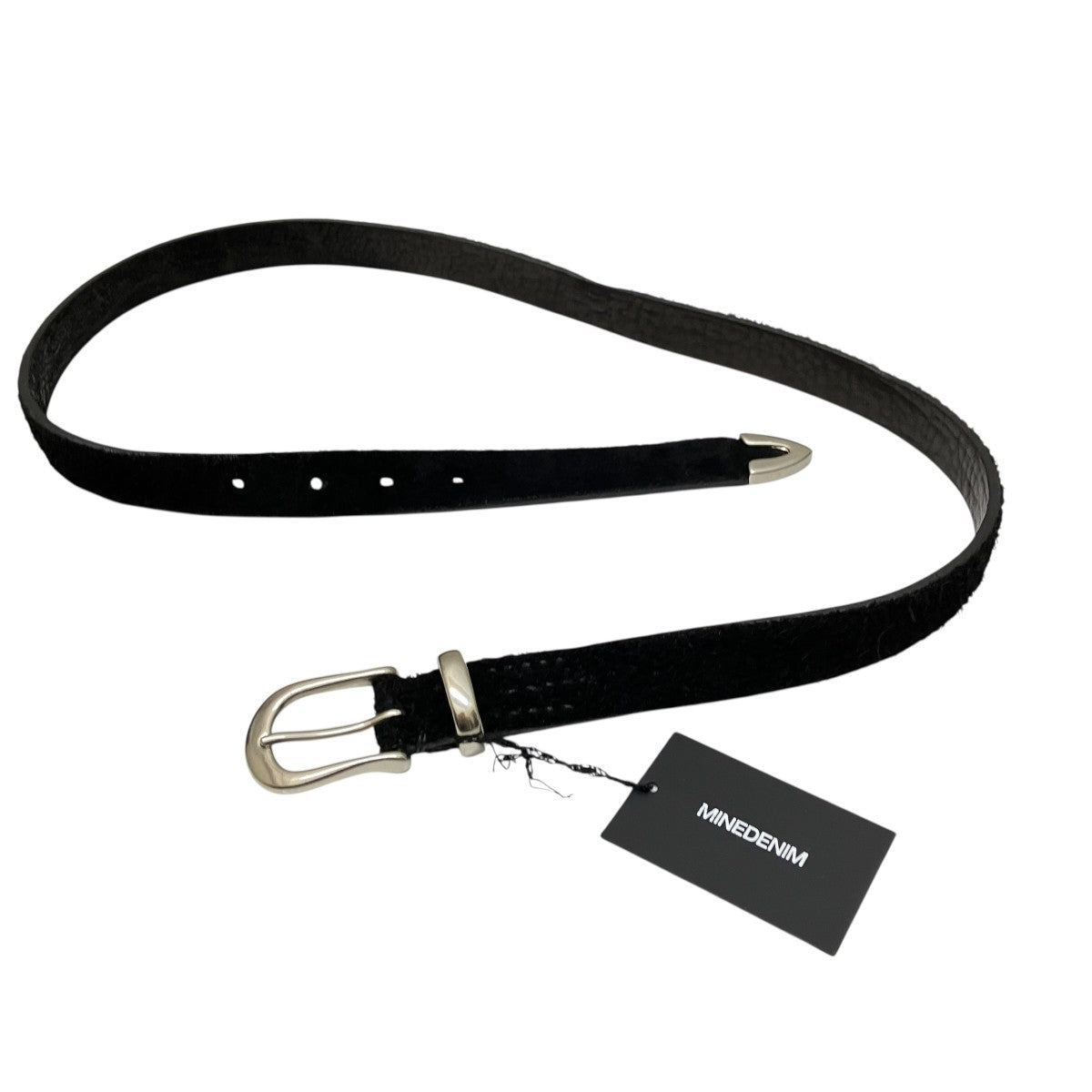 MINEDENIM Thick Velour Western Beltレザーベルト 古着・中古-2枚目のアイテム画像