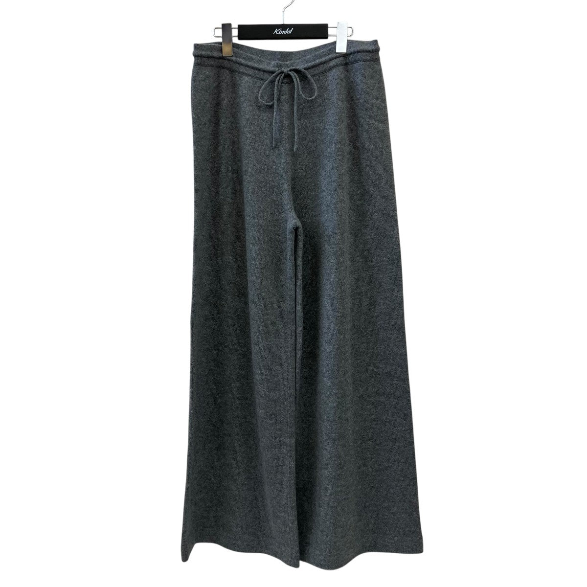 カシミヤ混ウールニットパンツ01-5406708-029-906
