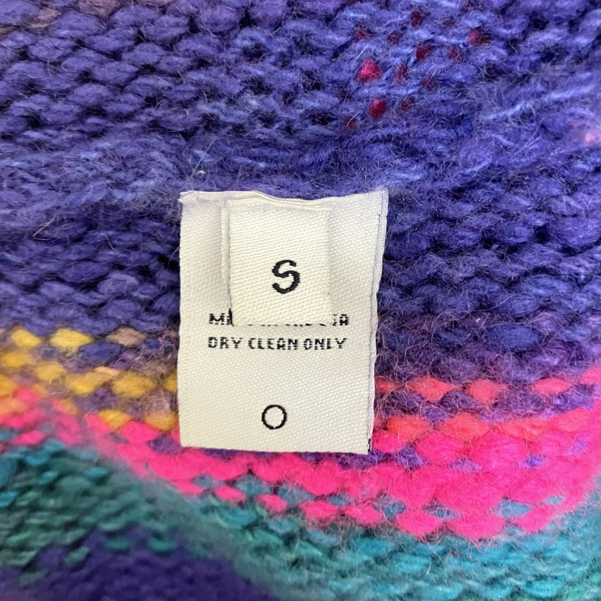 The Elder Statesman ボーダーカシミヤニットパーカー 古着・中古-5枚目のアイテム画像