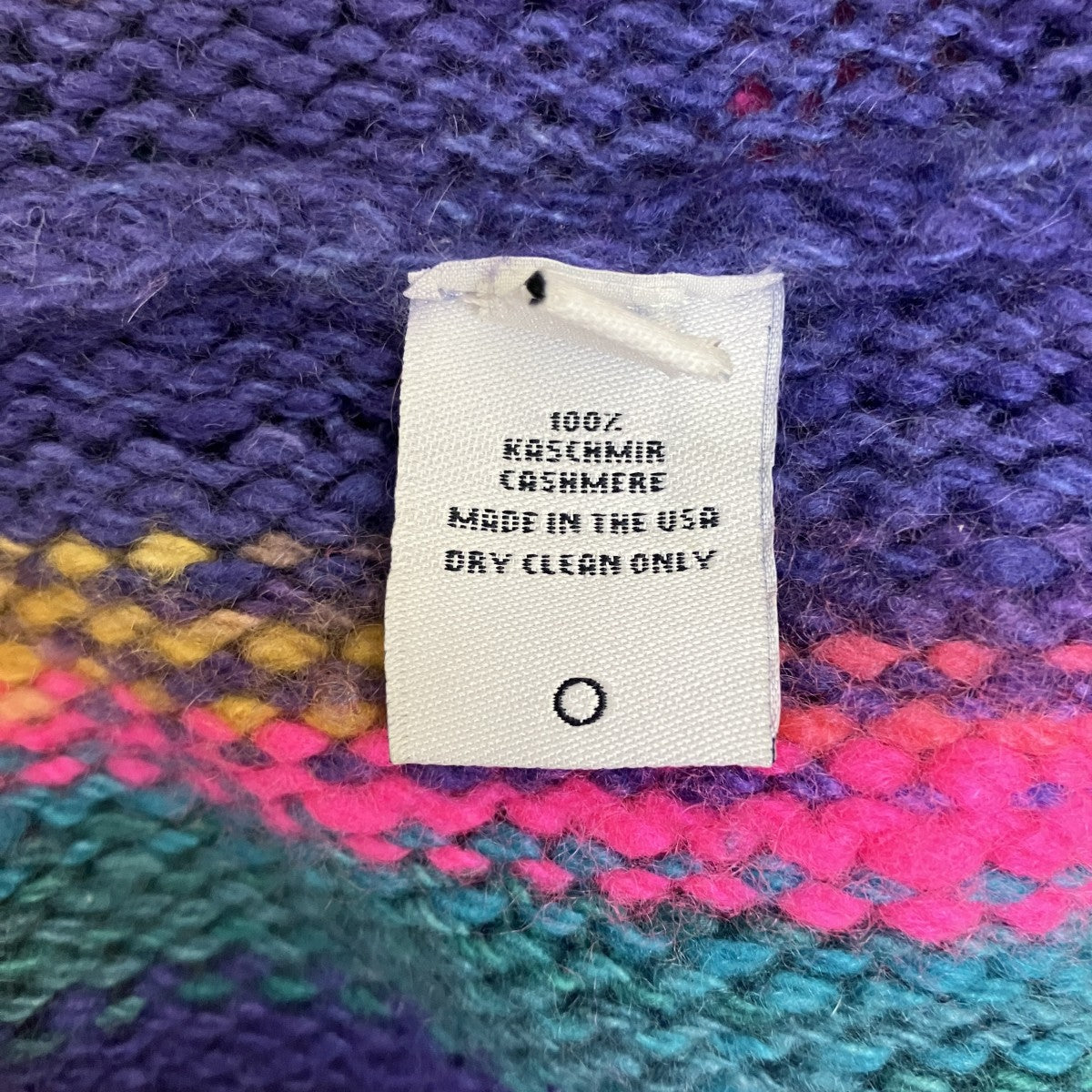 The Elder Statesman ボーダーカシミヤニットパーカー 古着・中古-6枚目のアイテム画像
