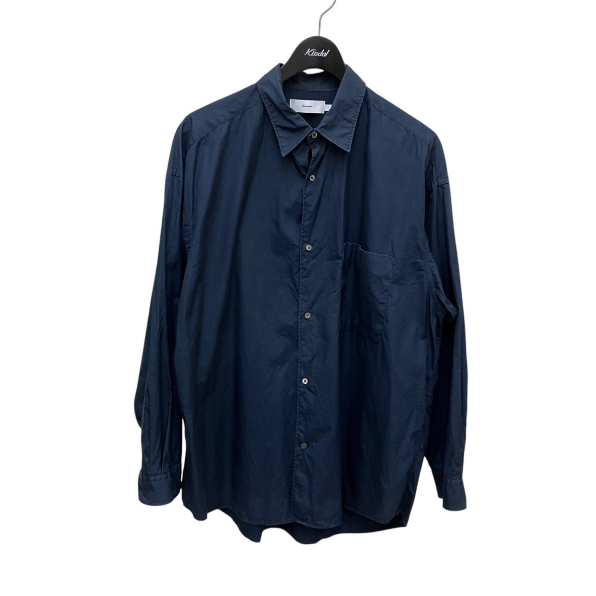 Broad L S Oversized Regular Collar Shirt長袖シャツGM203-50110B