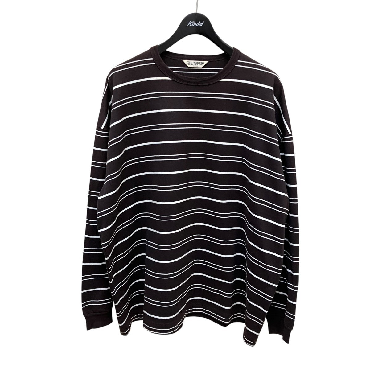 Supima Border Oversized L S TeeボーダーロングスリーブTシャツ