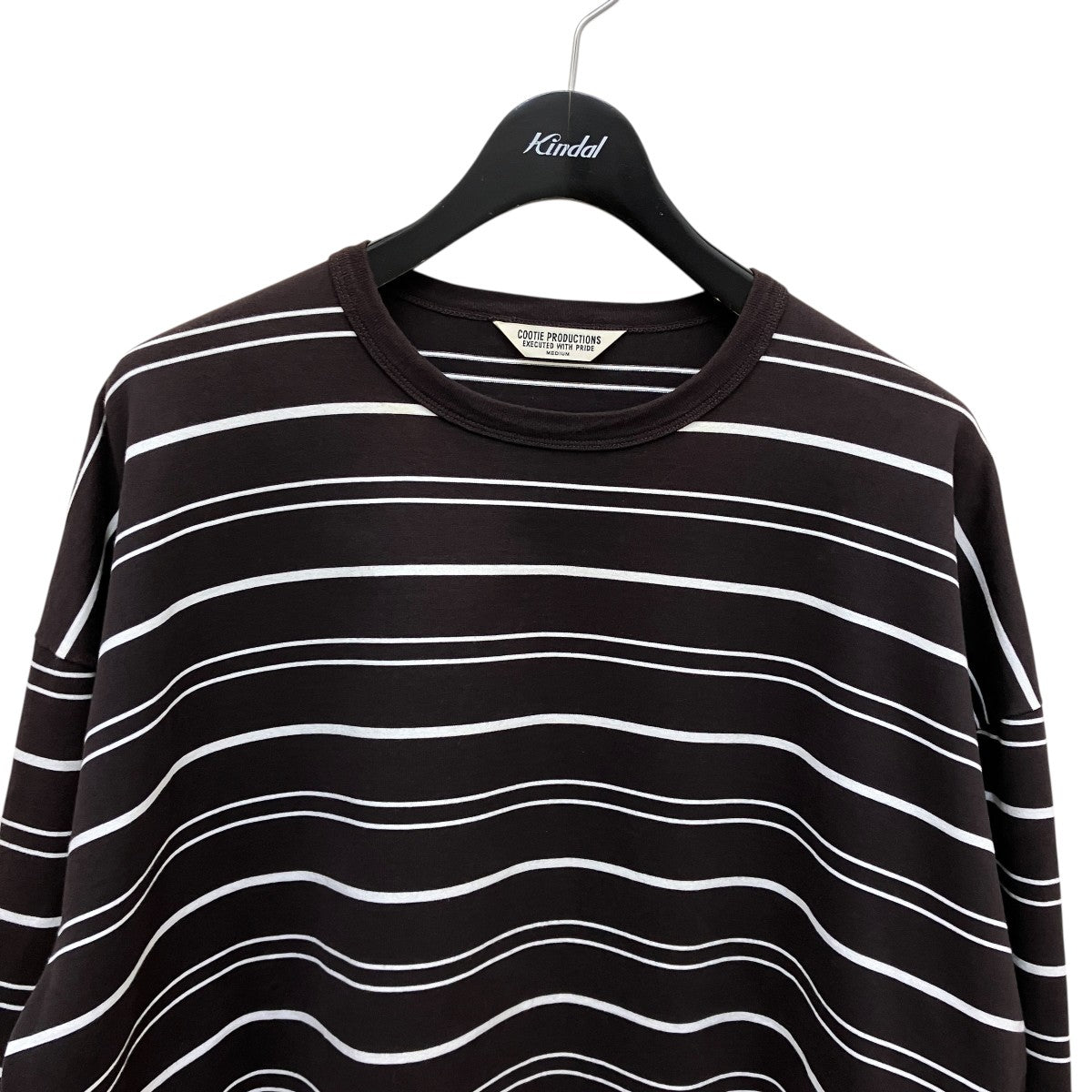 Supima Border Oversized L S TeeボーダーロングスリーブTシャツ