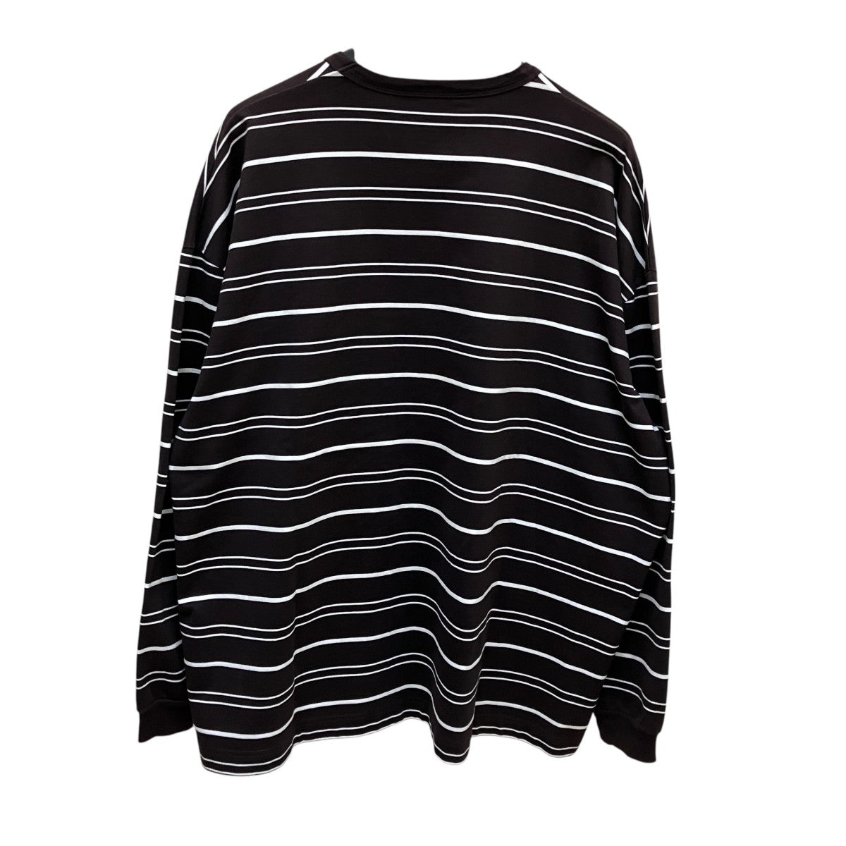 Supima Border Oversized L S TeeボーダーロングスリーブTシャツ