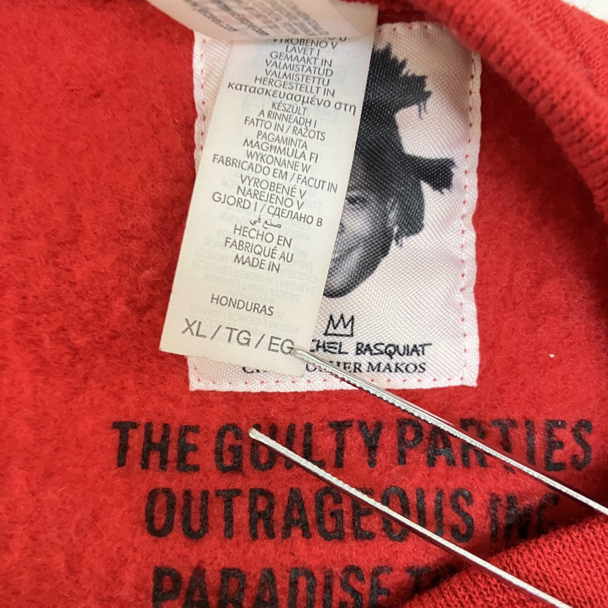 JEAN-MICHEL BASQUIAT   CREW NECK SWEAT SHIRTクルーネックスウェット