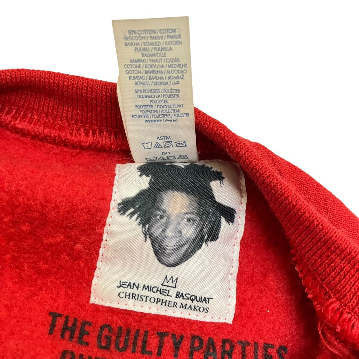 JEAN-MICHEL BASQUIAT   CREW NECK SWEAT SHIRTクルーネックスウェット