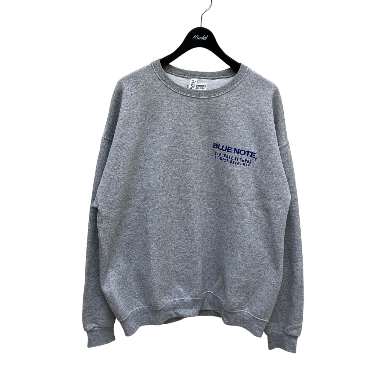 WACKO MARIA BLUE NOTE CREW NECK SWEAT SHIRT -TYPE 1-クルーネックスウェット 古着・中古-1枚目のアイテム画像