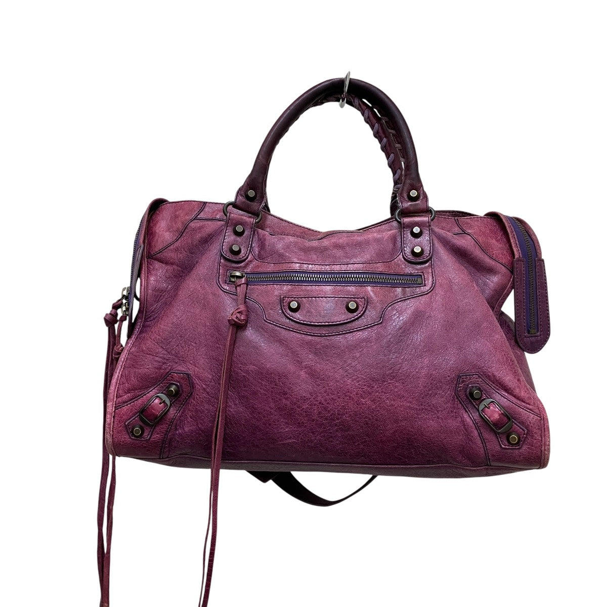 BALENCIAGA 2WAYハンドバッグ ショルダー付 古着・中古-1枚目のアイテム画像