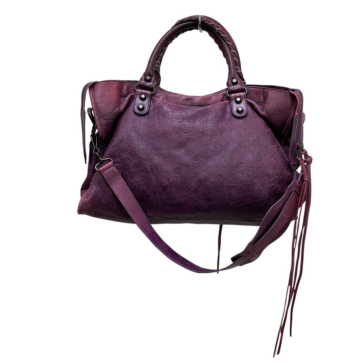 BALENCIAGA 2WAYハンドバッグ ショルダー付 古着・中古-4枚目のアイテム画像