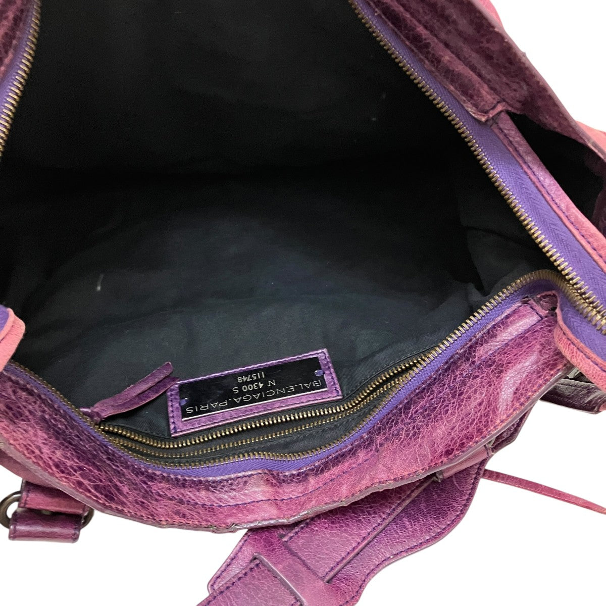 BALENCIAGA 2WAYハンドバッグ ショルダー付 古着・中古-9枚目のアイテム画像