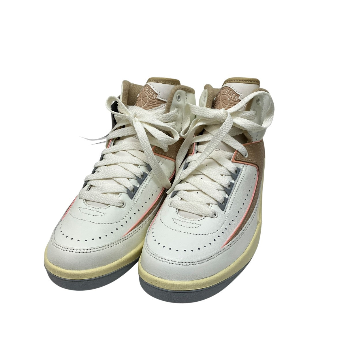 NIKE AIR JORDAN 2 RETRO SAIL DESERT-SUNSET HAZE-MUSLINスニーカーDX4400-118 古着・中古-1枚目のアイテム画像