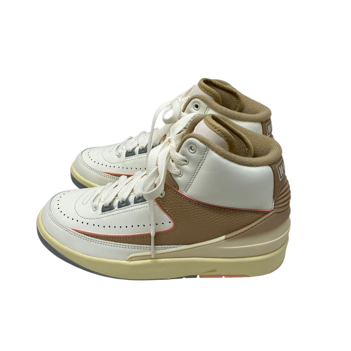 NIKE AIR JORDAN 2 RETRO SAIL DESERT-SUNSET HAZE-MUSLINスニーカーDX4400-118 古着・中古-2枚目のアイテム画像