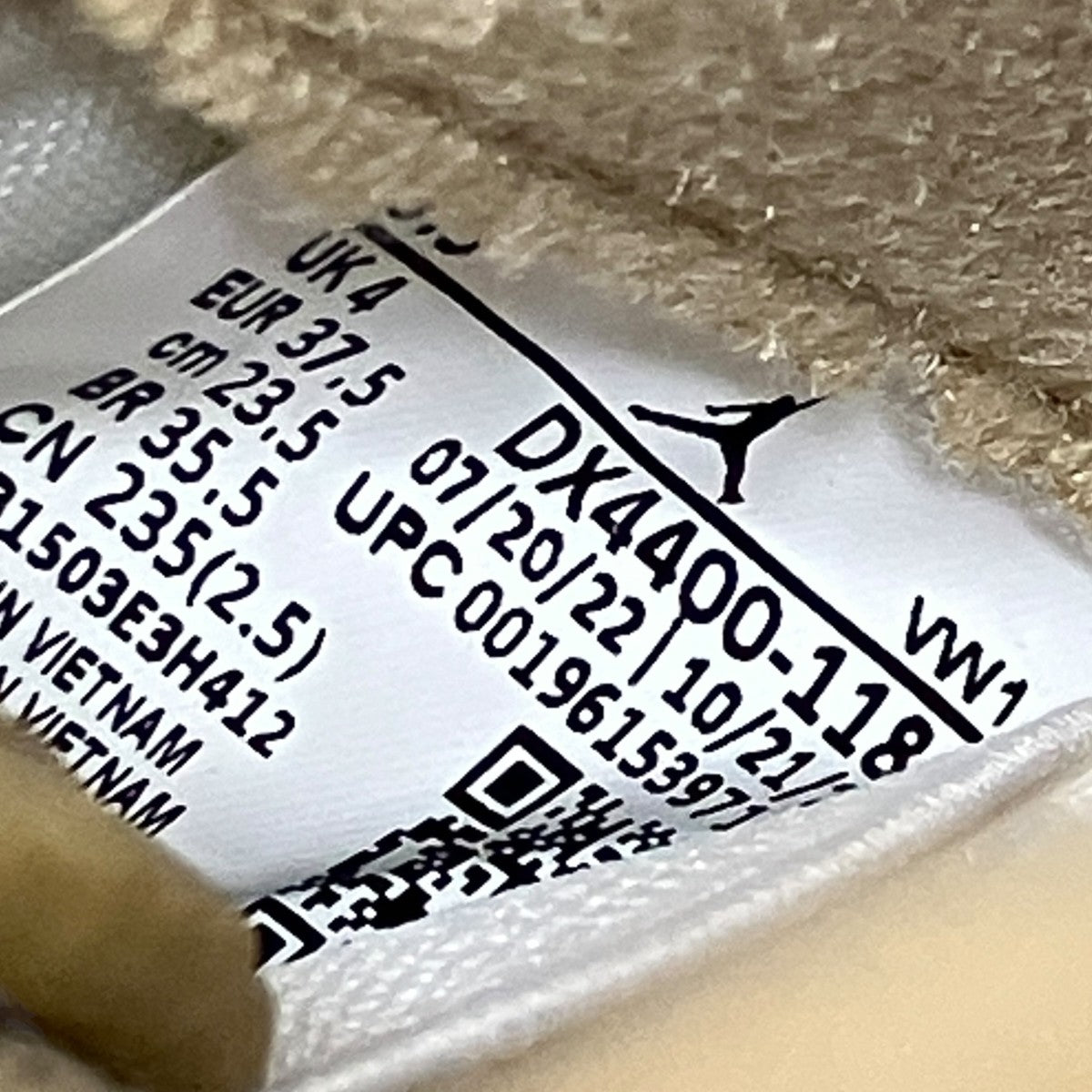 NIKE AIR JORDAN 2 RETRO SAIL DESERT-SUNSET HAZE-MUSLINスニーカーDX4400-118 古着・中古-6枚目のアイテム画像