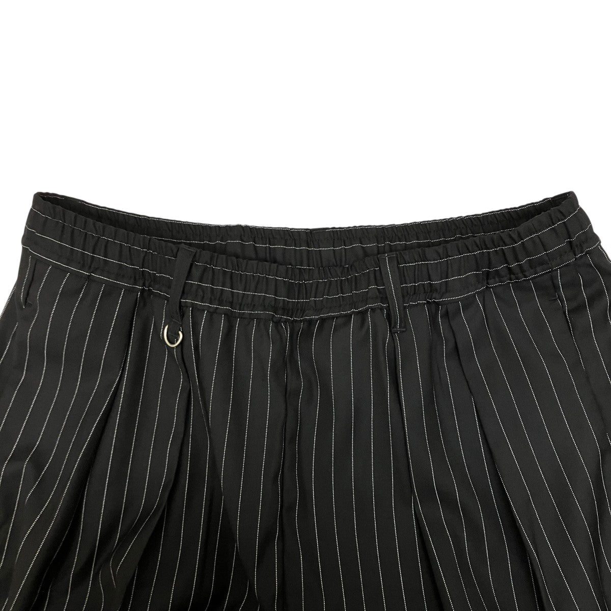 ストライプ×ホワイトワイドパンツWT441012BW