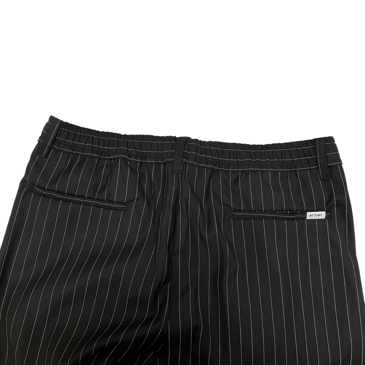 ストライプ×ホワイトワイドパンツWT441012BW