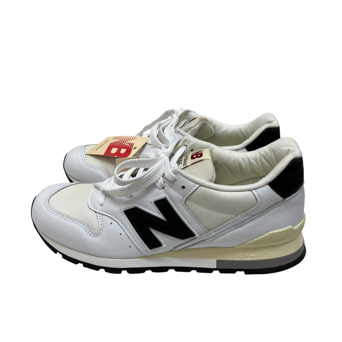 996  White BlackローカットスニーカーU996TC