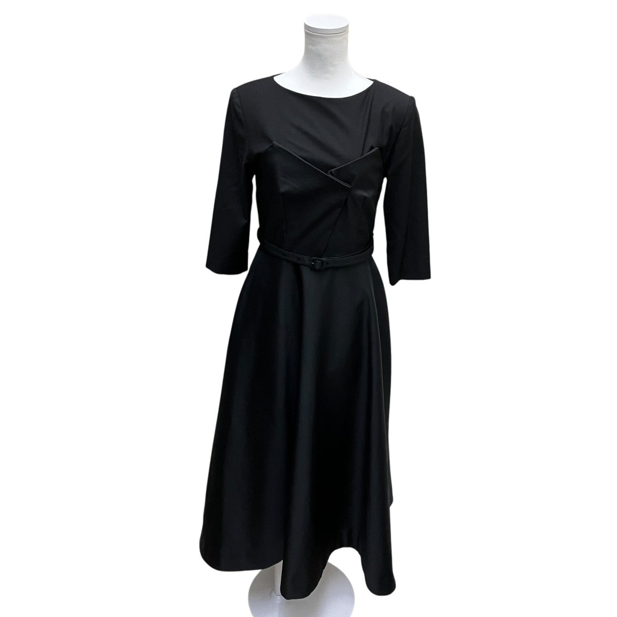 DEFORMATION LADY DRESS七分袖ベルト付ワンピース01020551260