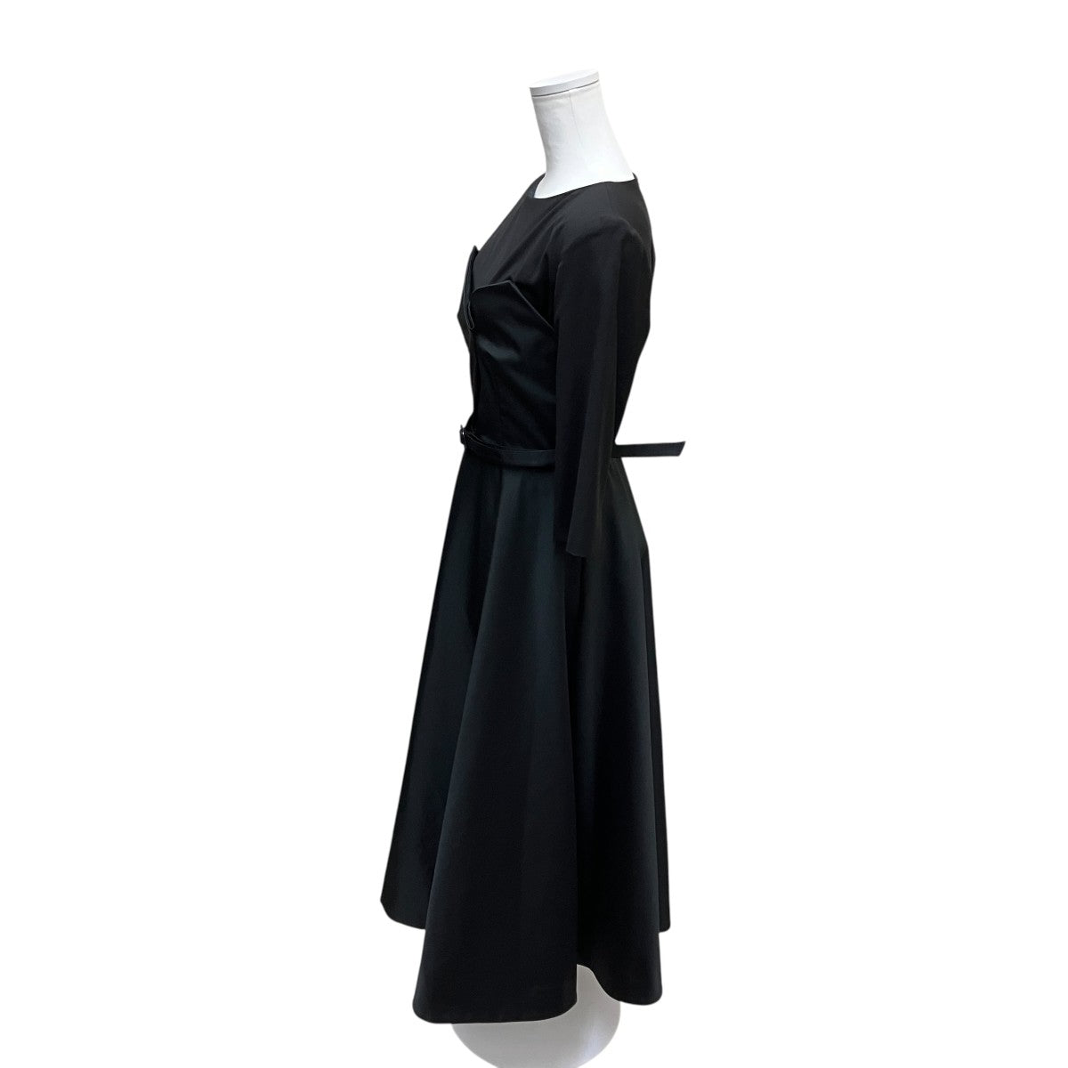 DEFORMATION LADY DRESS七分袖ベルト付ワンピース01020551260