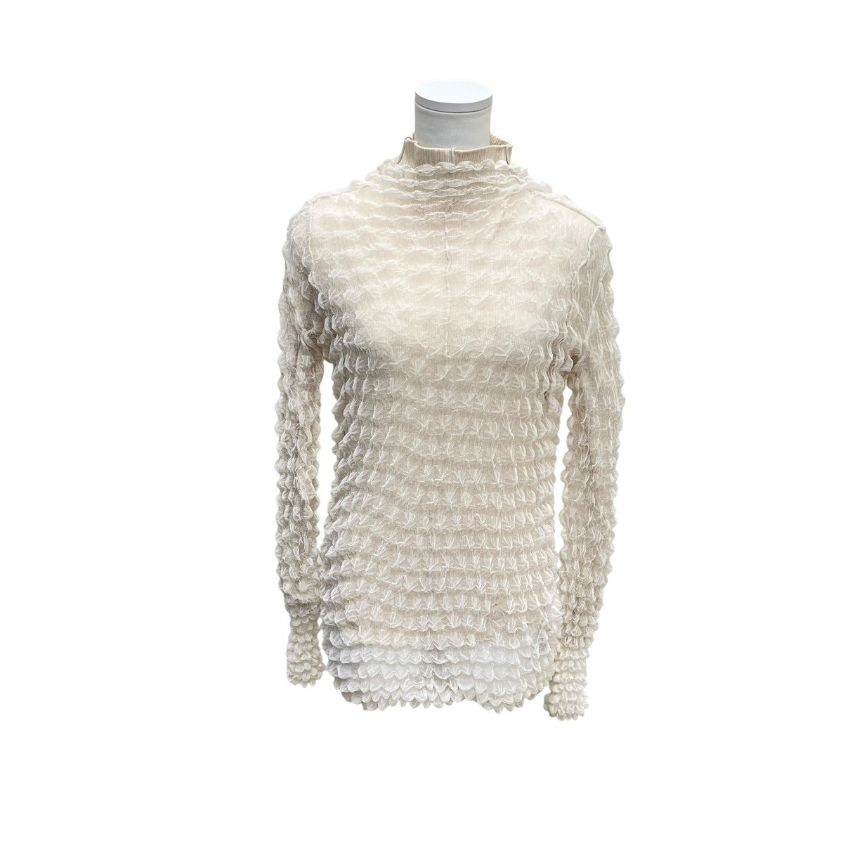 2PIECES SHEER POPCORN TOP2ピースカットソー01320490130