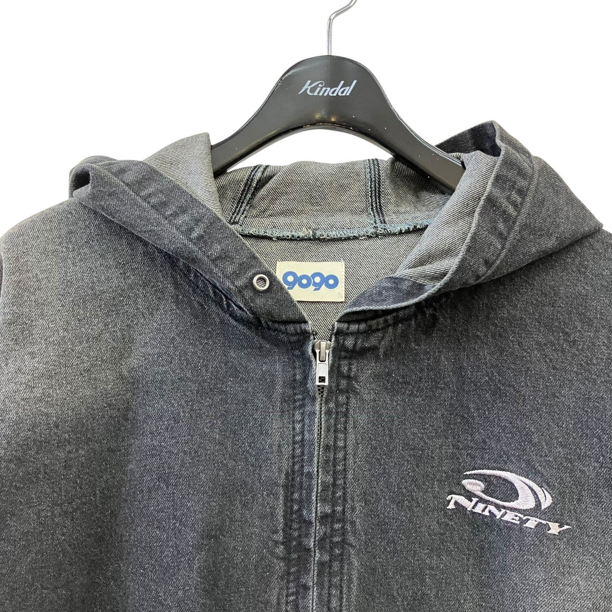 Heisei Logo Denim Zip HoodieデニムジップパーカーNN1791