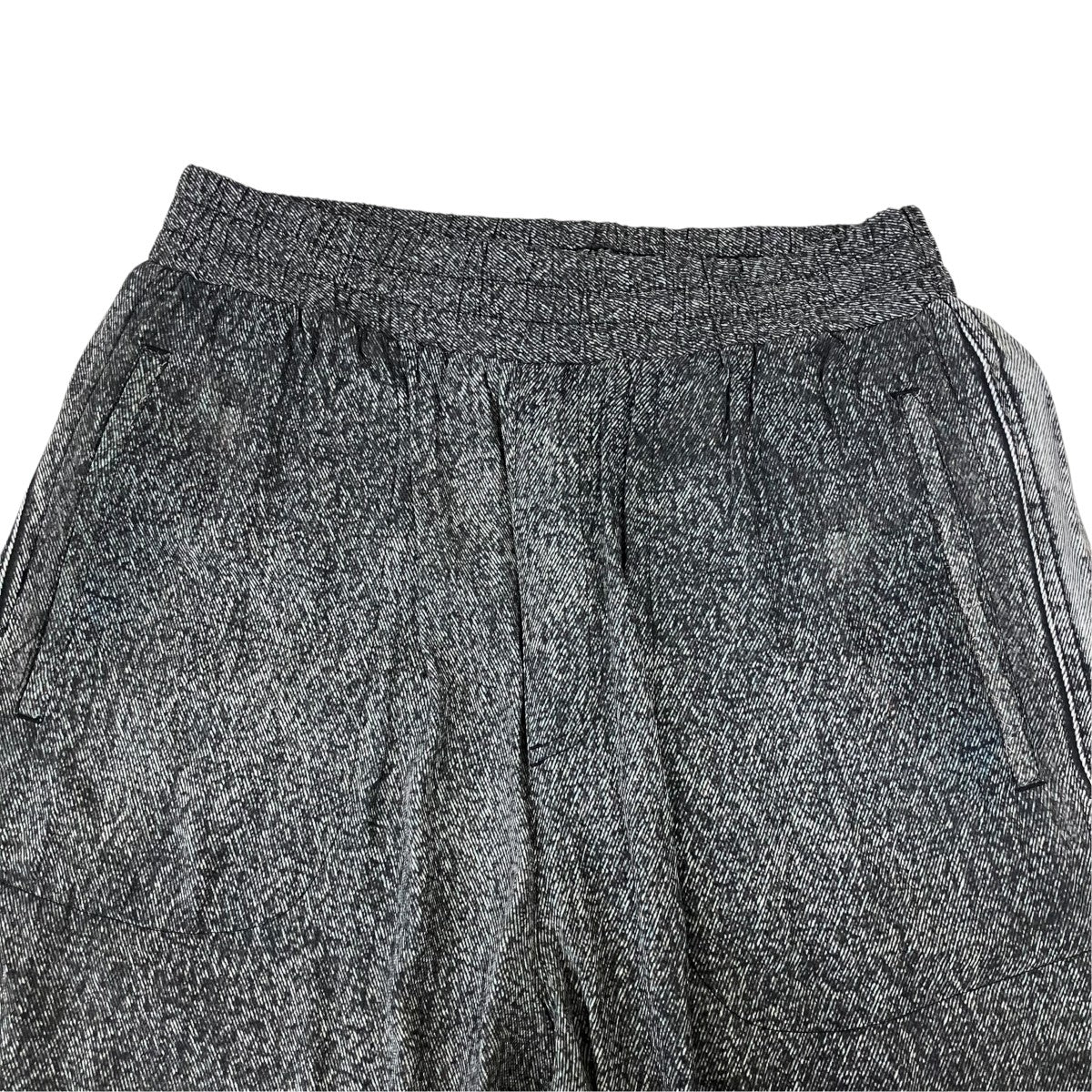 デニム転写プリントトロンプルイユパンツ