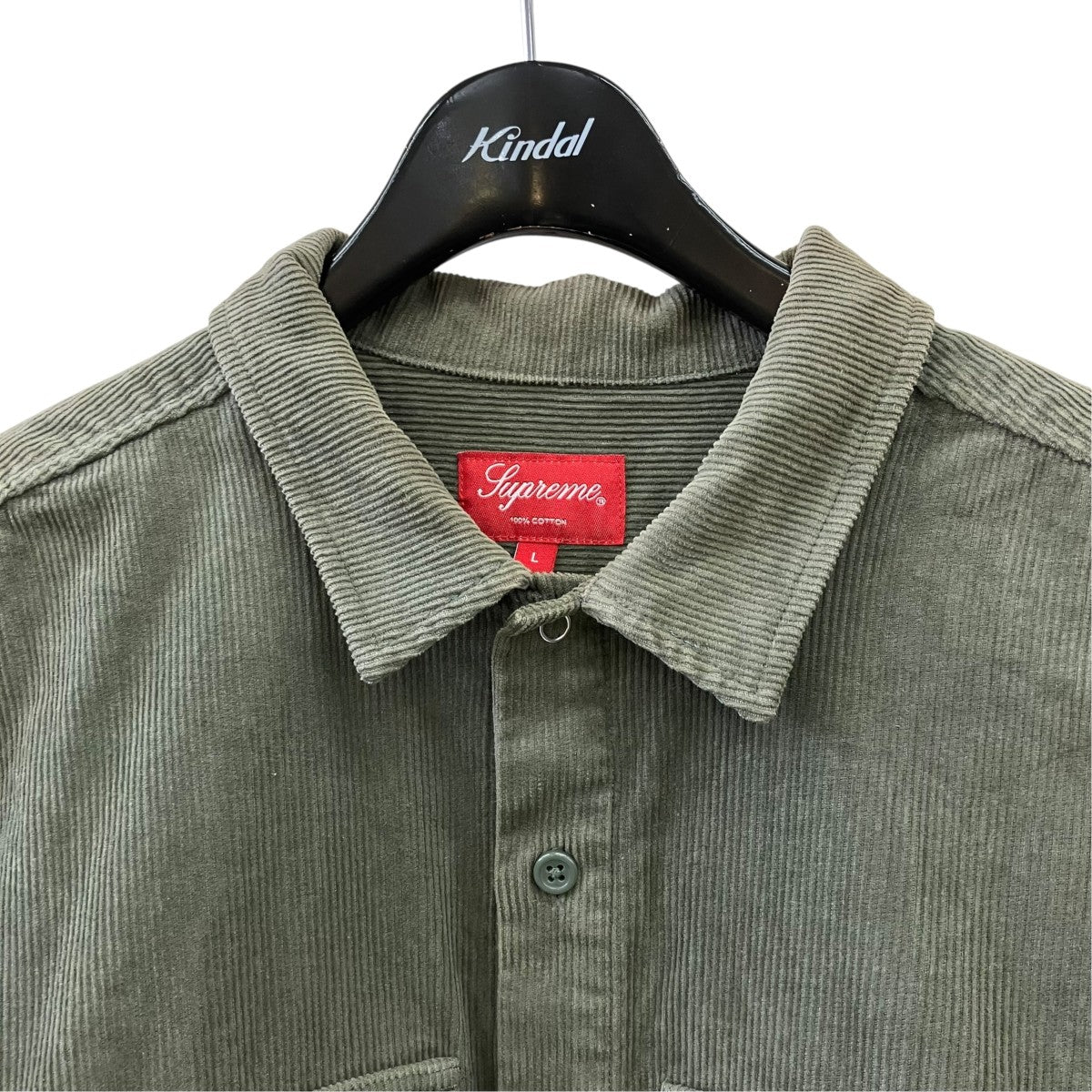 21AWGonz Corduroy Work Shirt Dusty Greenコーデュロイシャツ