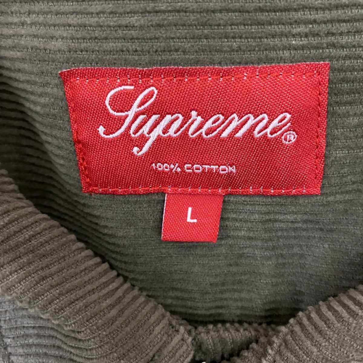 21AWGonz Corduroy Work Shirt Dusty Greenコーデュロイシャツ