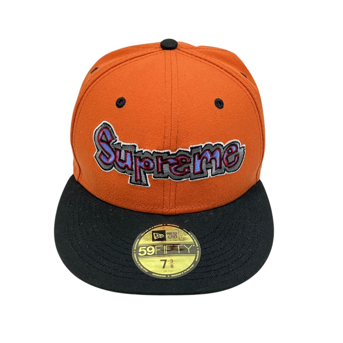 21SSGonz Logo New Era  Orangeキャップ