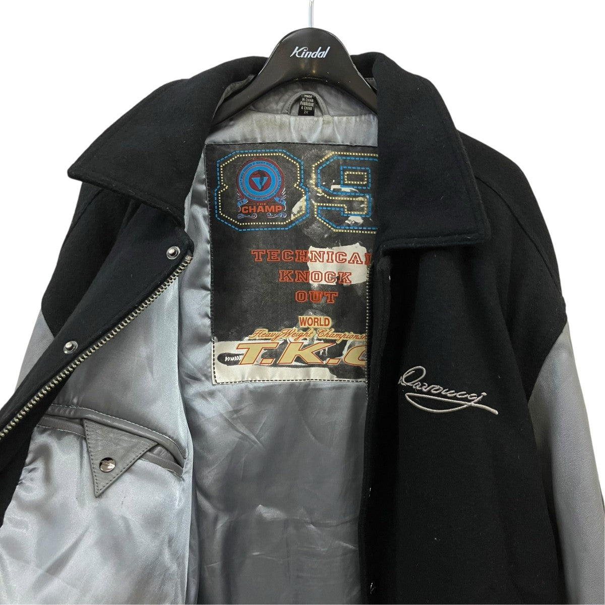 DAVOUCCI スタジャン 古着・中古-3枚目のアイテム画像