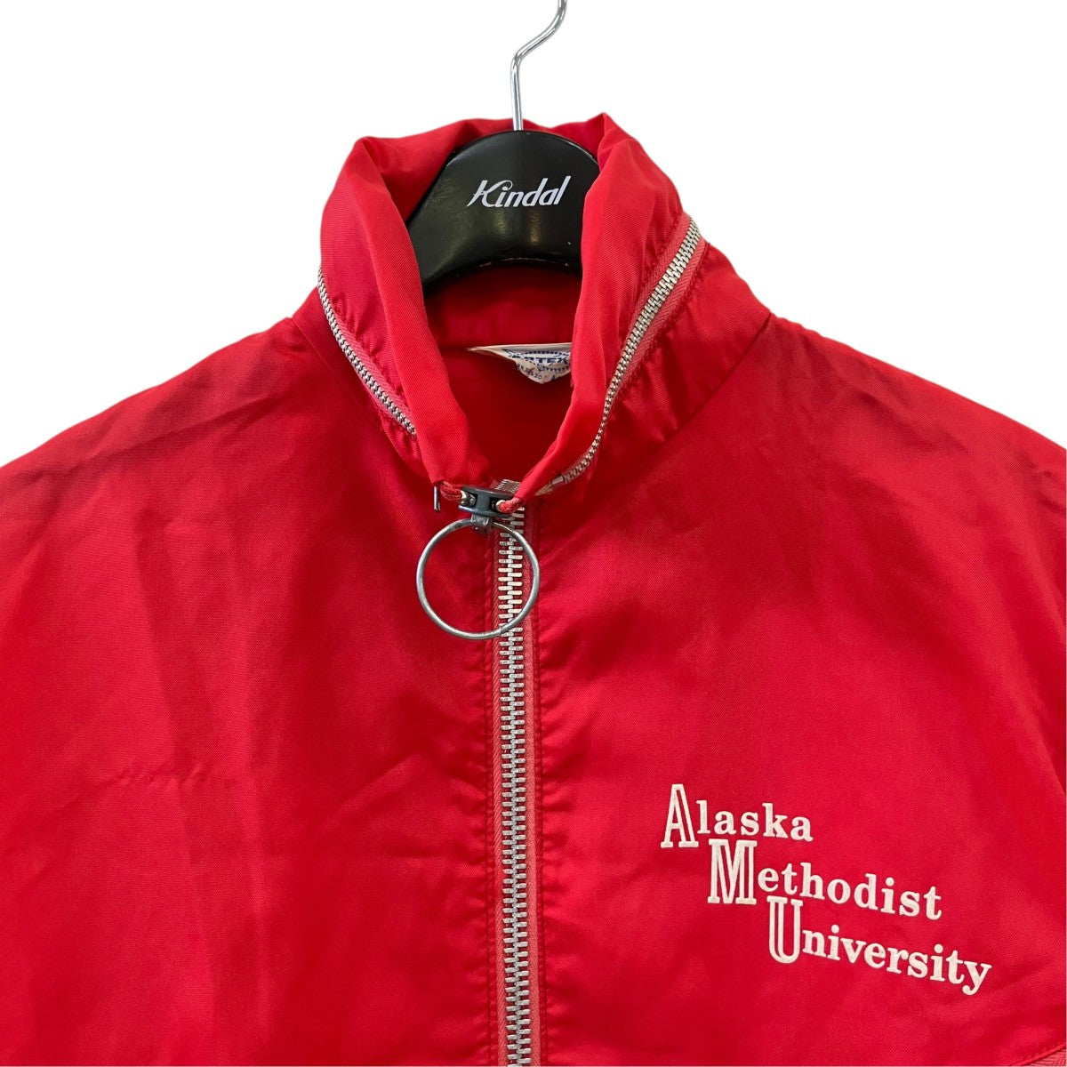 ~60’sVINTAGE 三角タグ Alaska Methodist Universityスタンドカラージップアップジャケット