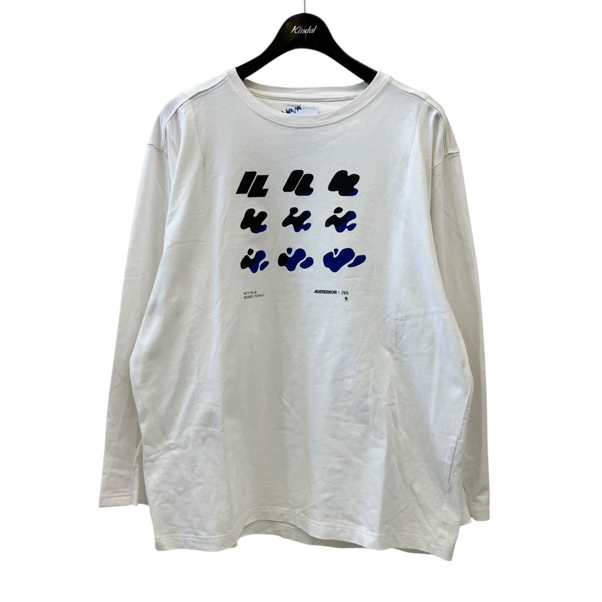 Graphic Long Sleeve T-Shirt Scratch Whiteロングスリーブカットソー0085/017/251